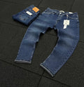 Muške slim fit farmerke - plavi denim